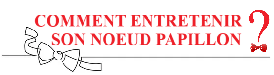 nœud papillon : entretien